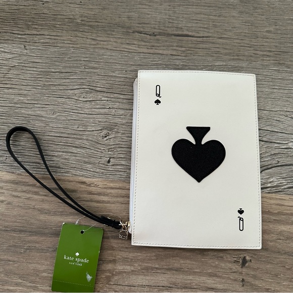 kate spade Bags Nwt Kate Spade Playing Card Wallet Queen Of Spades